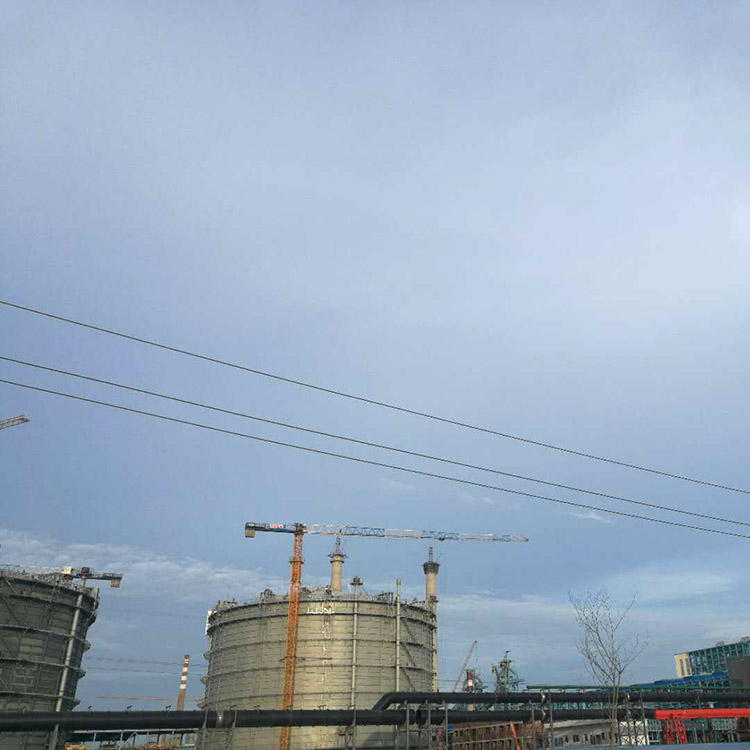 防城港盛隆冶金钢铁项目基地使用天然气管道螺旋焊接钢管现场项目