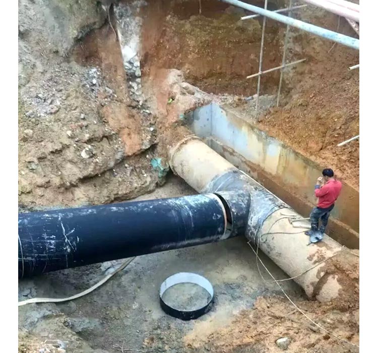 广西玉林市龙表河排污口工程定做螺旋钢管